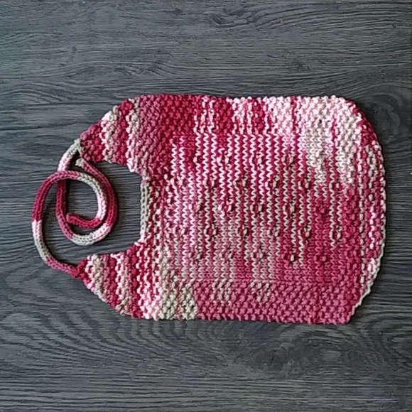 Hand Knit Baby Bib - Picture 2 of 5